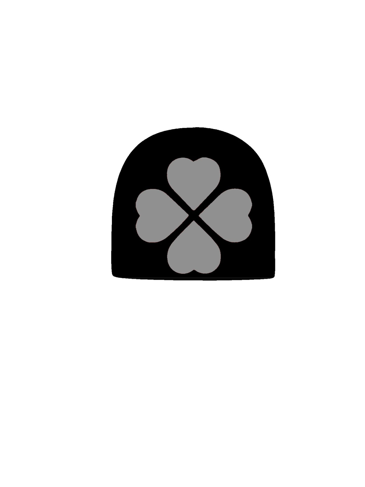 Clover Heart Beanie